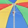 Многоцветен плажен чадър с чупещо рамо, снимка 8
