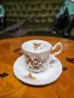 Сет за кафе от костен порцелан, снимка 1 - Сервизи - 45595360
