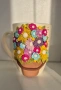чаша полимерна глина Цветна градина , снимка 2