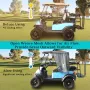 10L0L Сенник за голф количка за 2 пътници за Club Car Precedent и EZGO TXT, снимка 4