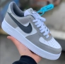 Мъжки маратонки Nike Air Force 1 бяло и сиво, снимка 5
