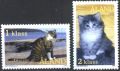 Чисти марки Фауна Котки 2003 от Аланд