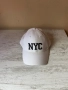 Бяла бейзболна шапка с черна бродерия NYC с регулираща се обиколка 100% памук 🤍🤍🤍🤍🤍🤍, снимка 7