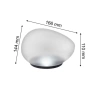Led соларна лампа Stone - красив дизайн и естествен вид, снимка 7