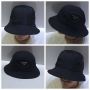 Черна шапка Prada-376ä, снимка 1 - Шапки - 45481125