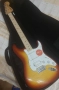Китара Squier Affinity Stratocaster HSS + калъф Fender и усилвател Fender Champion 20, снимка 1