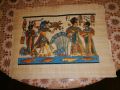 Ръчно рисуван египетски папирус, снимка 1 - Картини - 45269314