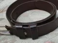 оригинален кожен колан на бранда uomo Italy genuine leather голям размер xl, снимка 8