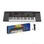 Детска йоника Синтезатор 44 клавиша 75см с микрофон, на ток и батерии , снимка 2