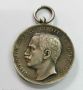 Рядък сребърен възпоменателен медал Vittorio Emanuele lll re d'Italia -  1908 г., снимка 1