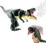 Забавна играчка динозавър T-REX, с копче за движение и звук