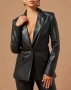 кожено сако, снимка 2