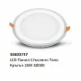 LED панел със стъклено тяло – 6W, 12W, 18W (4000K/7000K), снимка 7