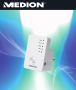 3 в 1 Репитер, Access point, Client, WiFi range extender Medion MD 86977, снимка 1