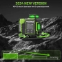 Лазерен нивелир Huepar W04CG, 20 м, 16 зелени линии 4D, снимка 3