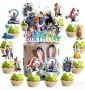 Зоотопия Зоотрополис Zootropolis Zootopia топери топер за торта мъфини кексчета картонени, снимка 1