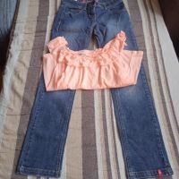 Продавам юношески дънки и нов потник на Н&М, снимка 4 - Детски панталони и дънки - 45456892