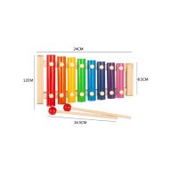 3538 Цветен дървен детски ксилофон, снимка 8 - Музикални играчки - 45836371