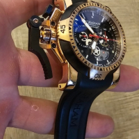 Луксозен мъжки часовник Graham Chronofighter Oversize Limited edition , снимка 2 - Мъжки - 45024065
