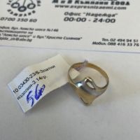 Златен дамски пръстен 3.14г - 14к , снимка 1 - Пръстени - 45226548