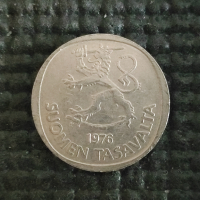 1 марка (Финландия, 1976), снимка 2 - Нумизматика и бонистика - 45010689