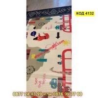 Сгъваемо детско килимче за игра, топлоизолиращо 180x200x1cm - модел Лондон и Писта - КОД 4132, снимка 5 - Други - 45509277