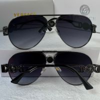 Versace мъжки слънчеви очила авиатор унисекс дамски , снимка 7 - Слънчеви и диоптрични очила - 45456955