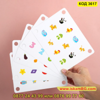 Монтесори игра за памет с двустранни карти за игра изработена от дърво - КОД 3617, снимка 7 - Образователни игри - 45056515