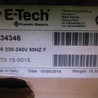 E-tech ES3/6 5" потопяема сондажна помпа, снимка 3 - Други - 45508020