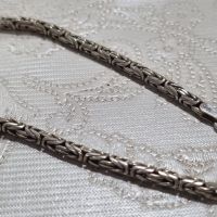 Сребърна гривна кралска плетка 12,85, снимка 1 - Пръстени - 45573145