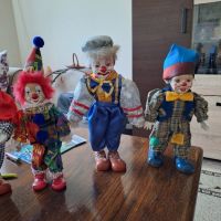 Порцеланови кукли Клоуни, снимка 3 - Кукли - 45796815