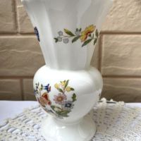 Красива ваза от фин костен порцелан от Англия, снимка 6 - Антикварни и старинни предмети - 45373148