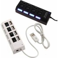 USB Hub разклонител с 4 порта и индивидуални ключове, снимка 3 - UPS захранвания - 44118363