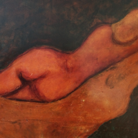 Картина, голо тяло, еротика, 1997 г., снимка 2 - Картини - 44943436