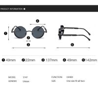 Слънчеви очила ретро R6, снимка 3 - Слънчеви и диоптрични очила - 45207131
