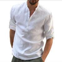 Мъжки ленени ризи. , снимка 1 - Ризи - 45503969