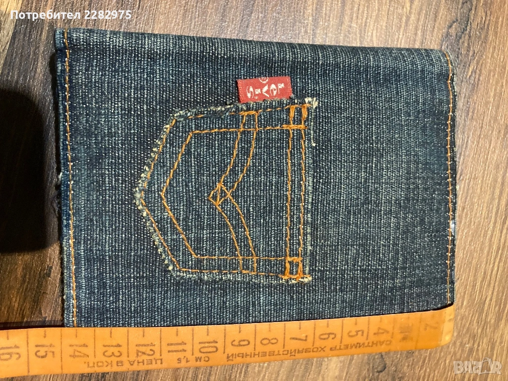 дънков портфейл Levi’s , снимка 1