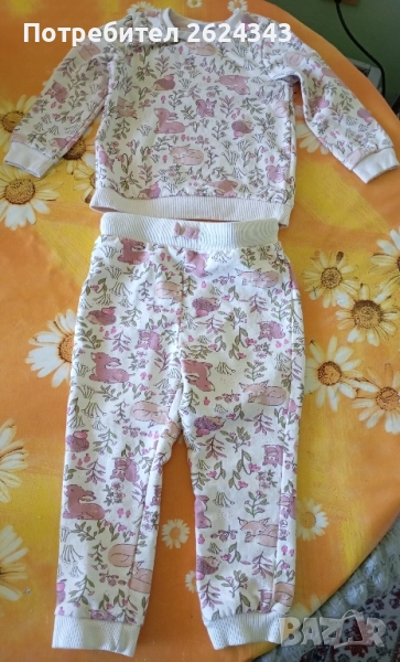 Памучен ватиран детски комплект, снимка 1