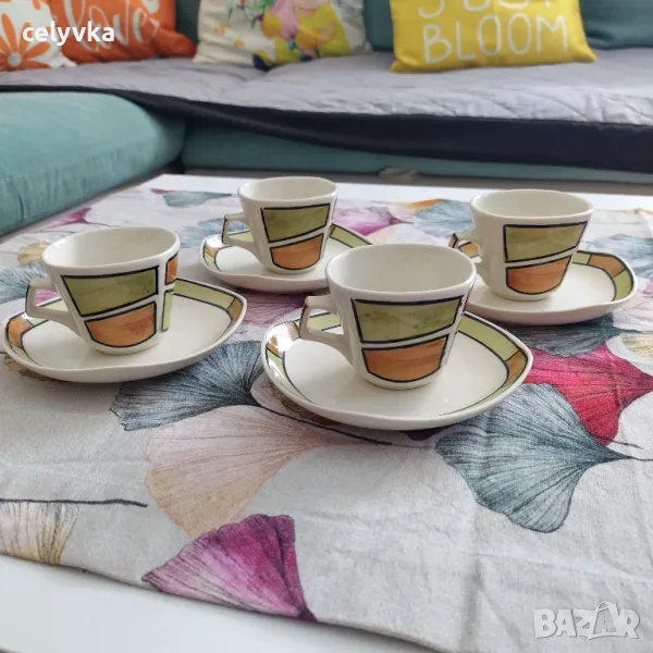 Арт сервиз за кафе - порцелан, снимка 1