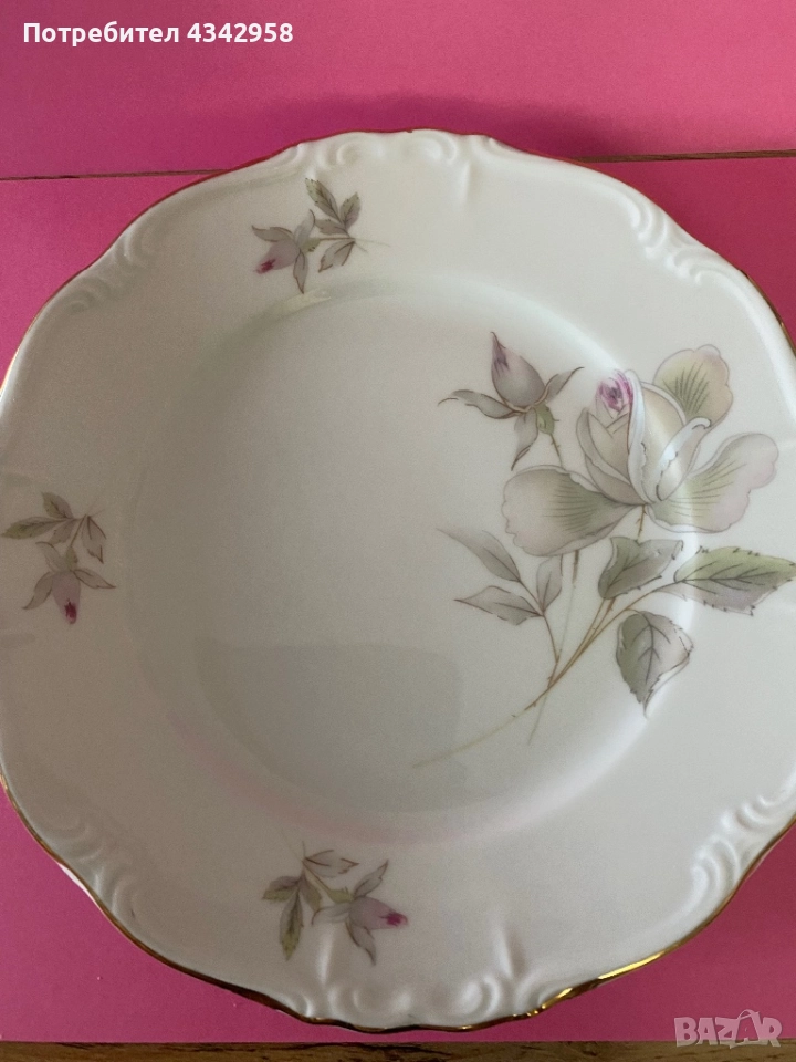 Edelstein.Maria Theresia.1960-1970г.Порцеланова чиния., снимка 1