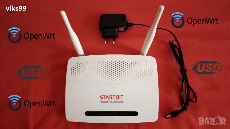 Wi-Fi Рутер Start Bit SBN-WR300 - 300 Mbit/s с USB, снимка 1