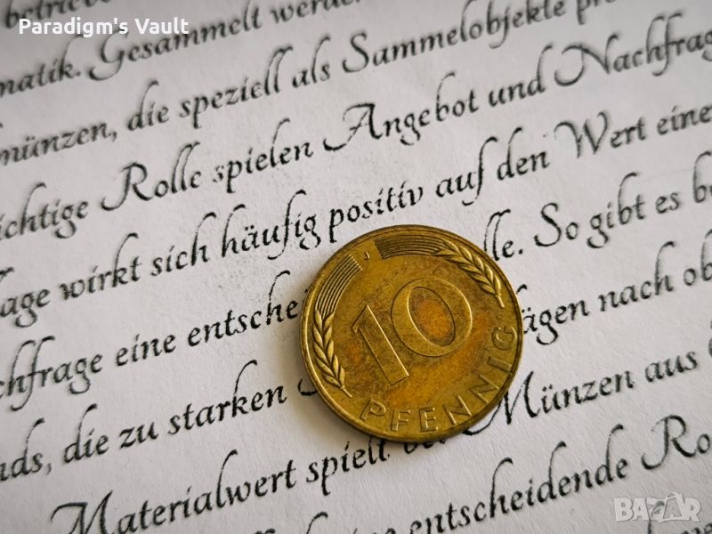 Монета - Германия - 10 пфенига | 1970г.; серия J, снимка 1
