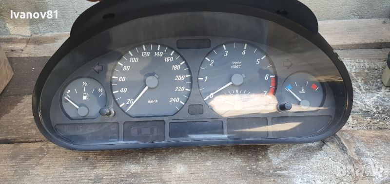 Километраж за бмв е46 купе кабрио бензин bmw e46 coupe cabrio instrument cluster speedometer , снимка 1