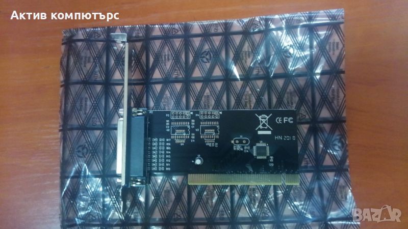 Преходник Карта PCI към Parallel port DB25 F, снимка 1