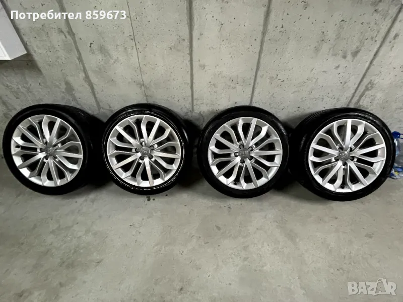 Джанти за Audi A6 - 4бр. с летни гуми Pirelli 255/40, снимка 1