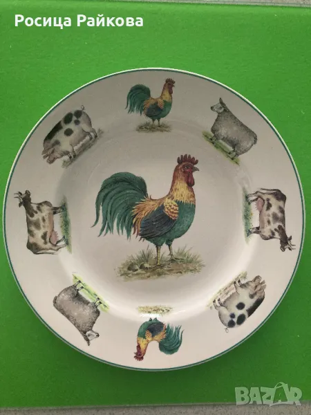  Голяма Порцеланова чиния, снимка 1