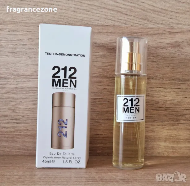 Carolina Herrera 212 Men 45 ml - ТЕСТЕР за мъже, снимка 1