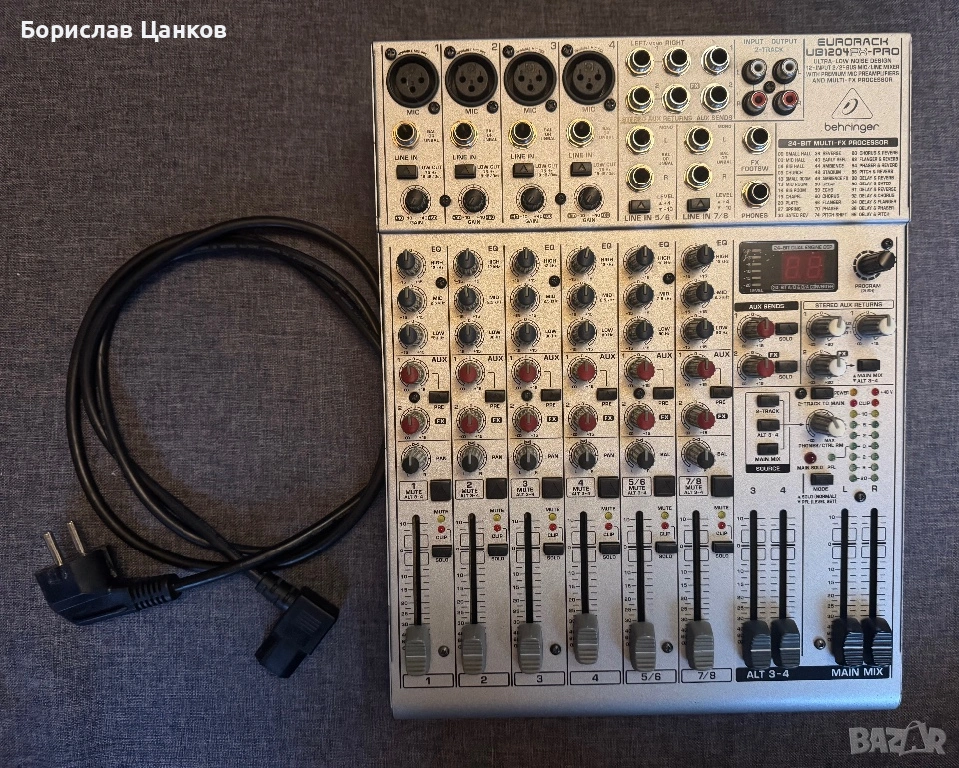 Смесителен пулт BEHRINGER EURORACK UB1204FX-PRO отлично състояние , снимка 1