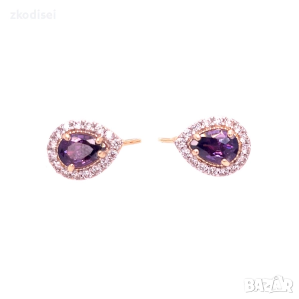 Златни обеци 3,15гр. 14кр. проба:585 модел:34413-4, снимка 1