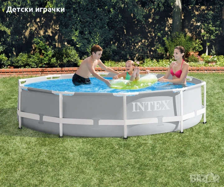 Сглобяем басейн INTEX Prism Frame, 305 х 76 см, с филтърна помпа, снимка 1